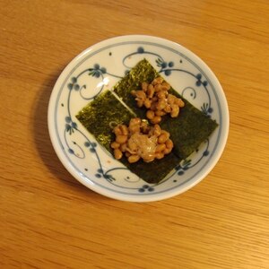 納豆だけの海苔巻き